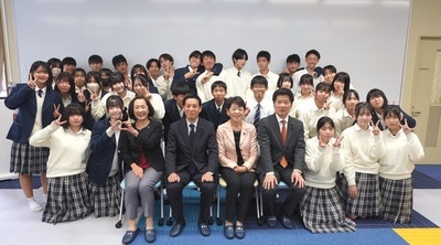 沼津市立沼津高校1日目　2回目の集合写真