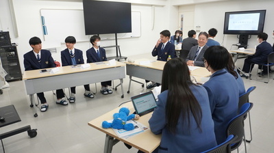 星陵高校　2回目の意見交換の様子