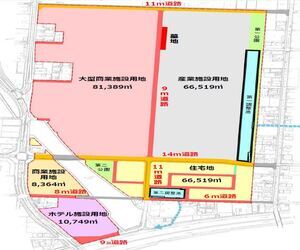 産業団地区画図