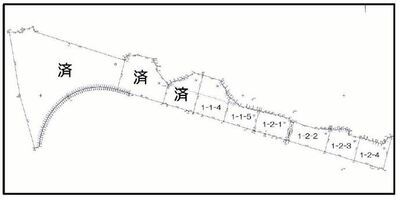 産業団地区画図
