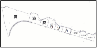 産業団地区画図