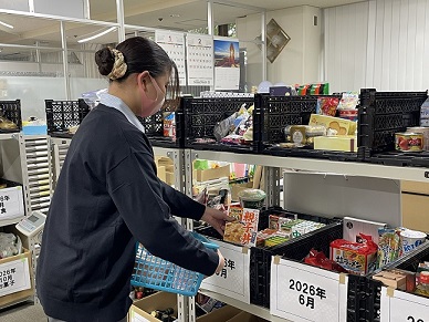 配布される食料品