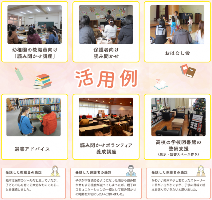 読書アドバイザーの活用例