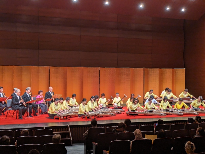 写真:邦楽演奏の様子