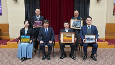 写真コンクール表彰式記念写真