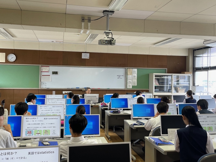 R7年度出前講座の様子（高校）