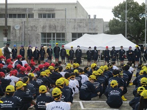 写真：（11月）【第3回晴花祭】生徒が運営する凜とした雰囲気の開会式