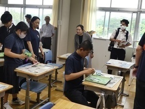 見学の様子