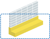 ブロック塀のイメージ図(基礎)