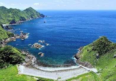 写真1　吉田海岸全景（海岸側）