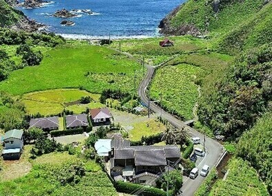 写真2　吉田海岸全景（後背地）