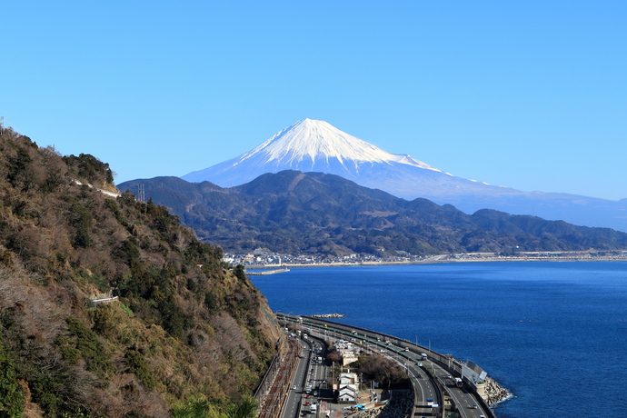 駿河湾と富士山