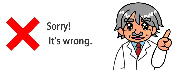Sorry!It's wrong.