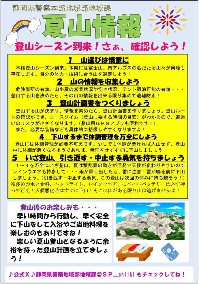 画像：夏山情報