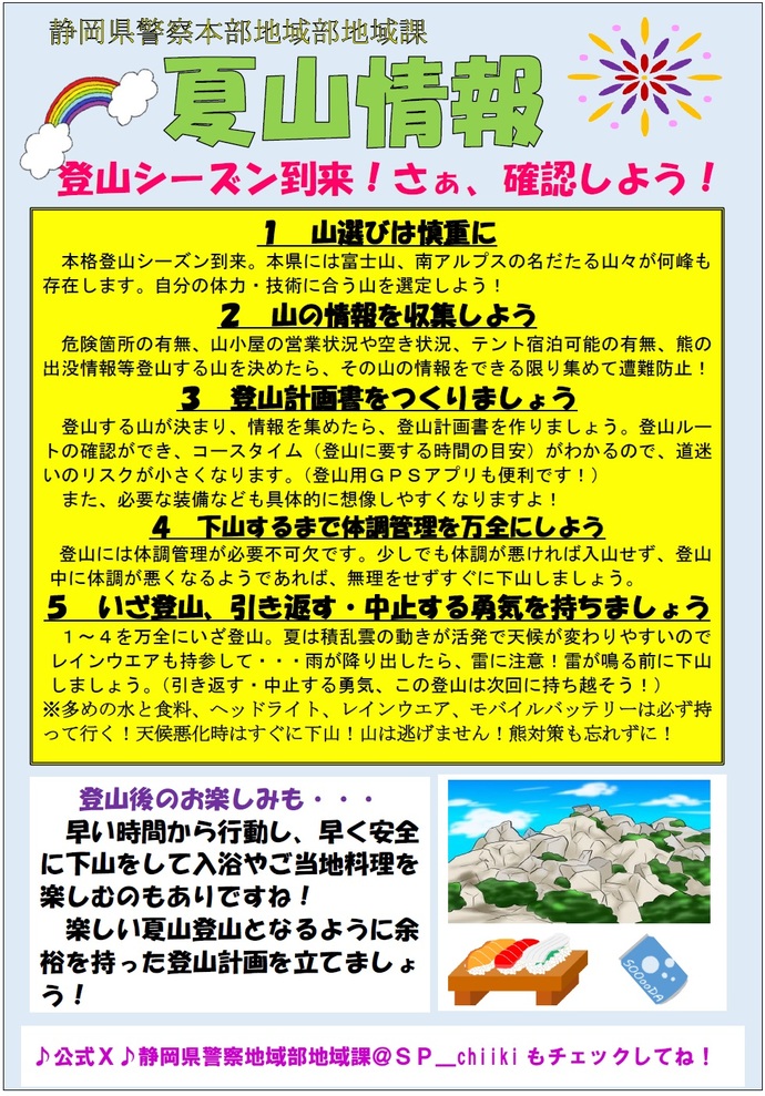 画像：夏山情報