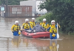 写真:令和6年 伊豆の国市 大雨による洪水