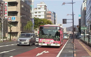 写真：静岡市内道路