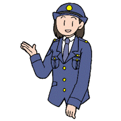 イラスト：女性警官