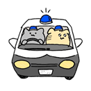 イラスト：パトカー
