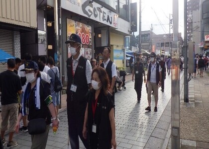 写真:祭典補導活動(御殿場警察署)