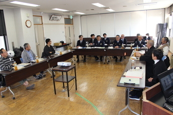 写真：細江警察署警察署協議会の様子