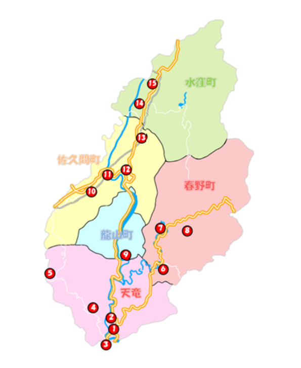 地図：交番・駐在所案内