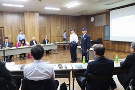 写真：沼津警察署警察協議会の様子