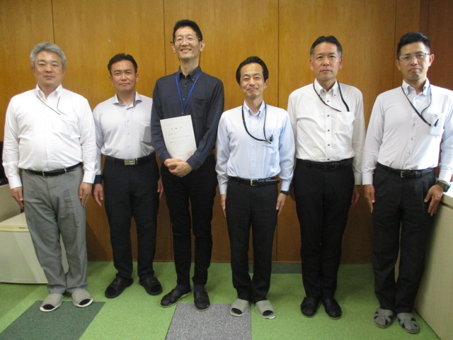 令和7年6月2日委嘱式の様子