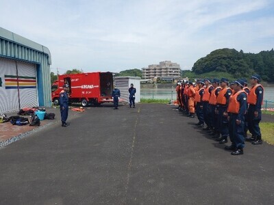 写真：令和5年6月28日　水難救助訓練の実施