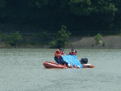 写真：令和5年6月28日　水難救助訓練の実施