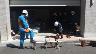 写真：令和5年8月29日　掛川警察署総合防災訓練を実施