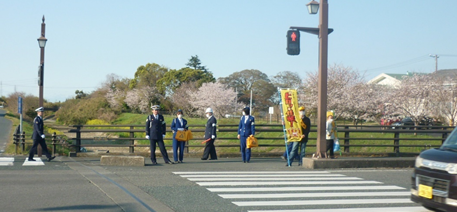 令和7年4月4日春の全国交通安全運動事前キャンペーンを実施