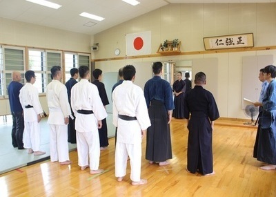 写真：柔道・剣道夏季特別訓練