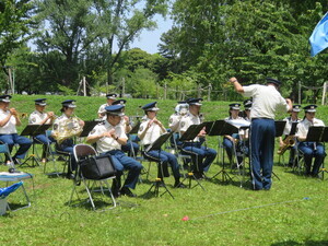 画像：静岡県警察音楽隊駿府城コンサートの様子