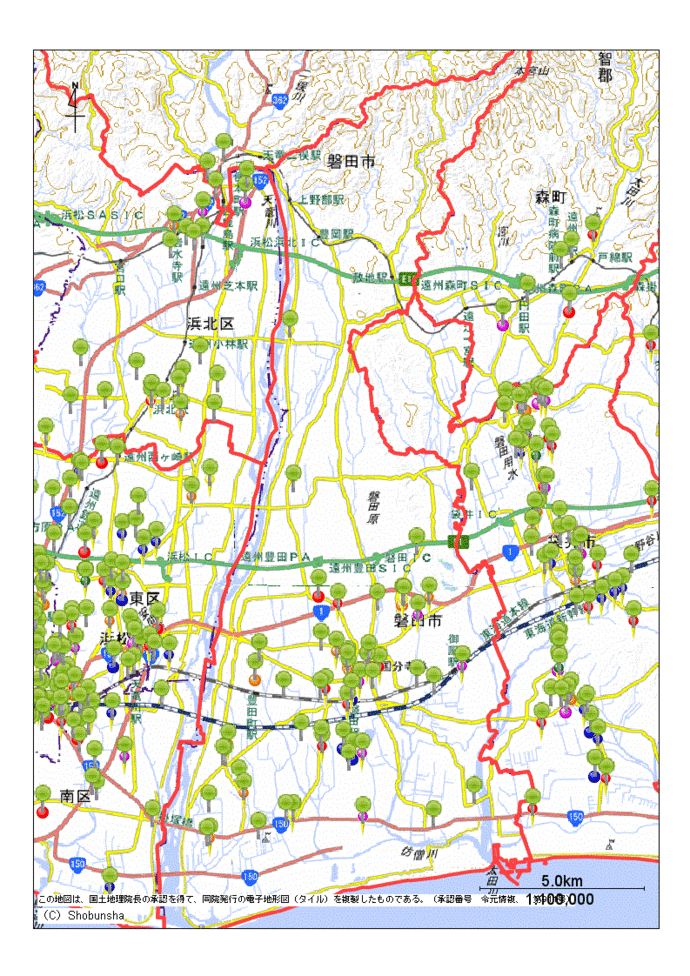 磐田市地図