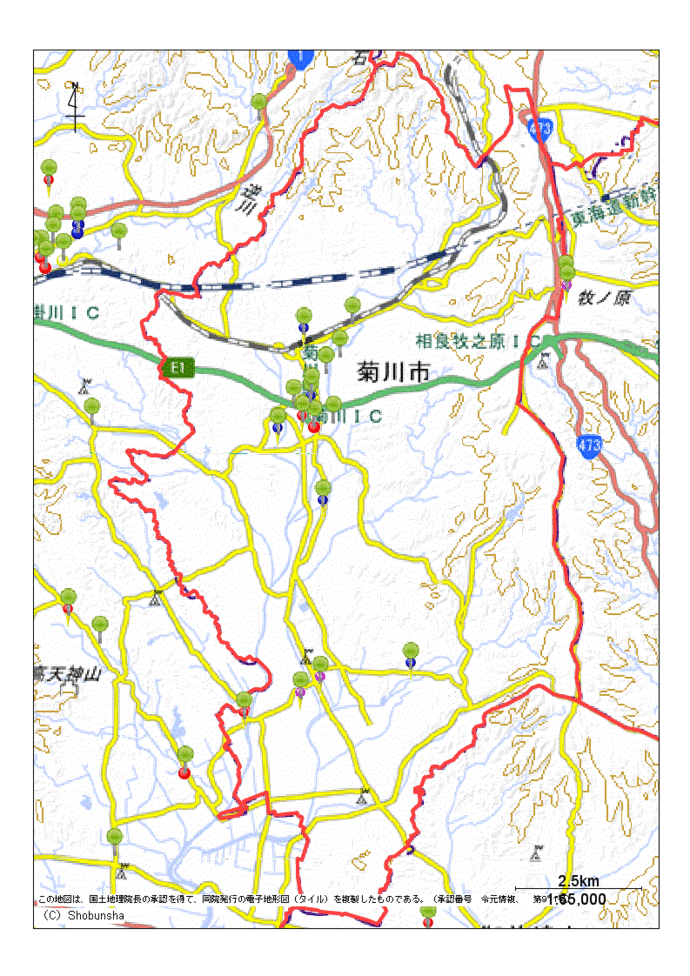 菊川市地図