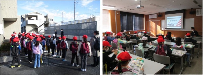 写真：12月6日　菊川市立六郷小学校社会科見学