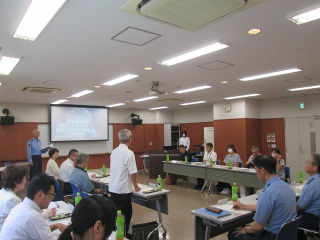 写真：袋井警察署協議会の様子