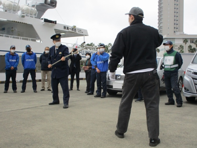 写真：初島定期連絡船「イルドバカンス・3世号」を使用したテロ対策合同訓練