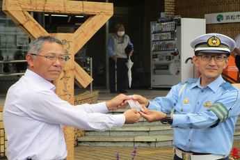 写真：浜松市北行政センターで「ひまわりの絆プロジェクト」開始