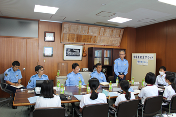 写真：中学生安全サミット