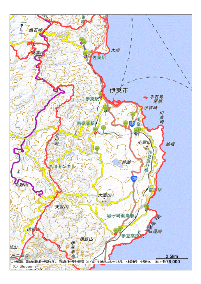伊東市地図