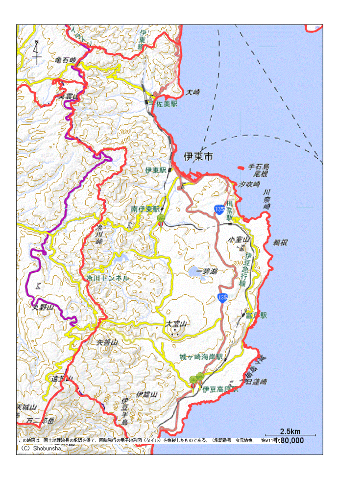 伊東市地図