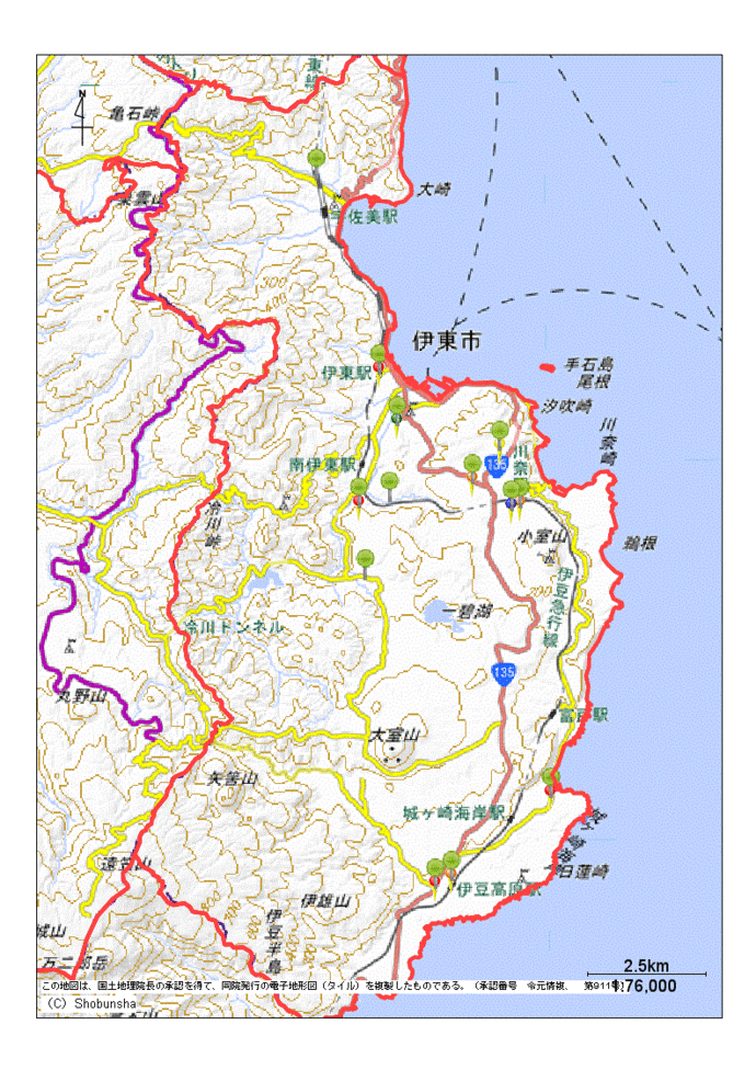 伊東市地図
