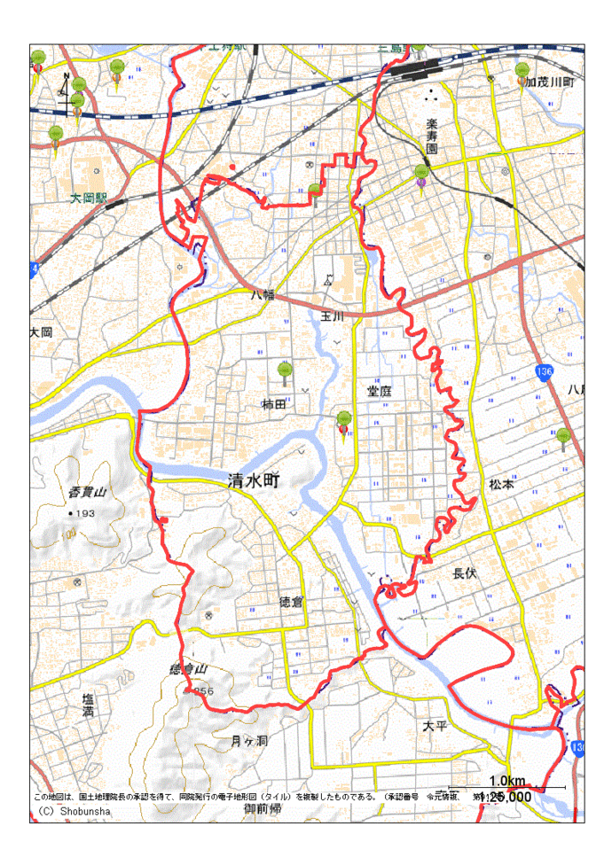 駿東郡清水町地図