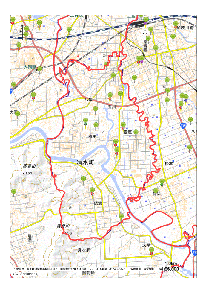 駿東郡清水町地図