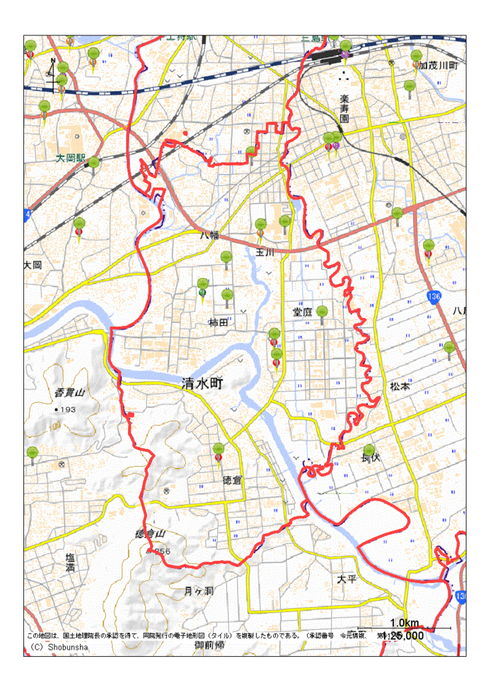 駿東郡清水町地図