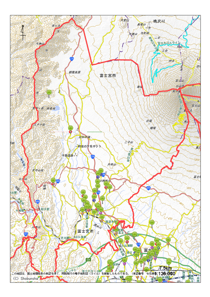 富士宮市地図
