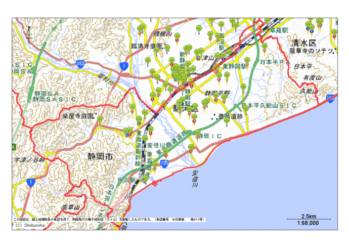 駿河区地図