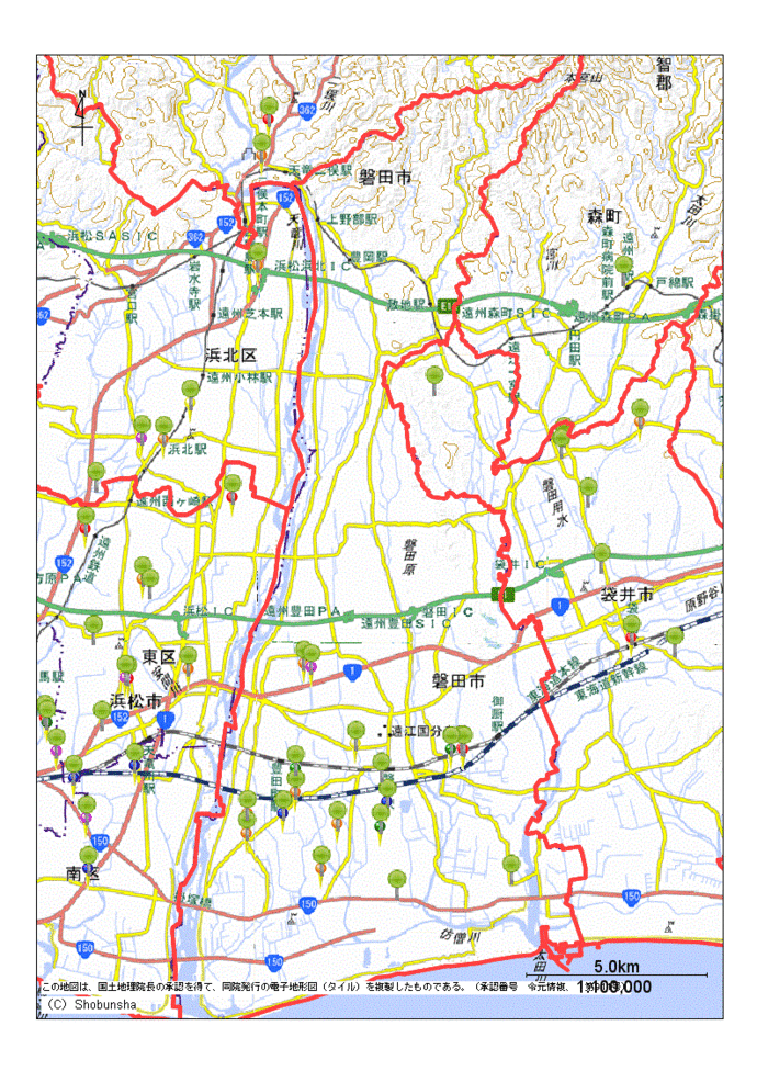 磐田市地図